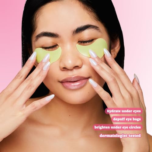 ESW Beauty Strawberry Matcha Latte Under Eye Patches with Green - Product Imagery