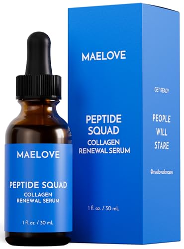 MAELOVE Peptide Squad Collagen Renewal Serum 1 fl oz - MAELOVE Official Imagery - 1