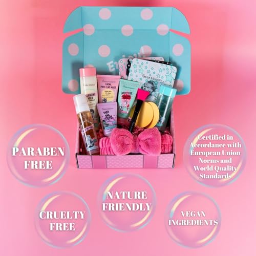 Petite Maison 13-Piece Spa Gift Basket for Women and Teen Girls, - Product Imagery