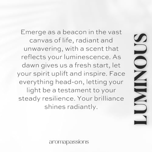 aromapassions LUMINOUS | Inspired by MFK AMYRIS HOMME | Perfume - Product Imagery