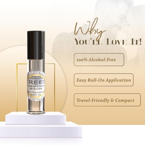 MOBETTER FRAGRANCE OILS' Kreed Silver Mountains of Water Men - Product Imagery