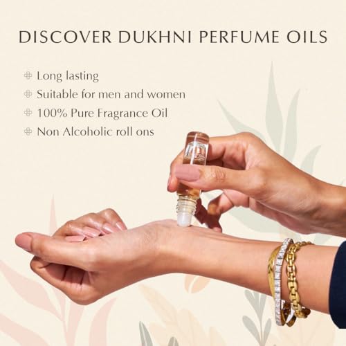 Dukhni Luxury Attar Set 6 x 6ml Roll on Perfume Oil | Muslim - Product Imagery