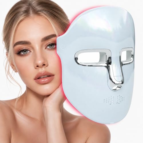 Red Light Therapy Mask Face Red Blue LED Light with Acne - Lunacyo Official Imagery - 1