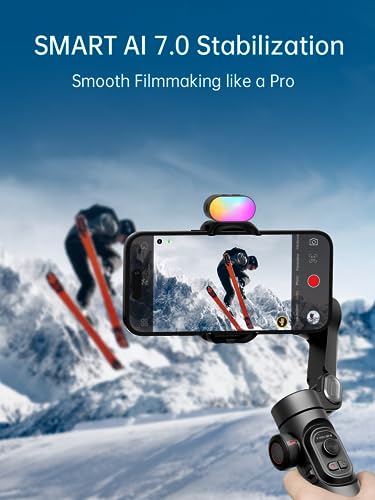 AOCHUAN Gimbal Stabilizer for Smartphone w/Gesture Control, XE - Product Imagery