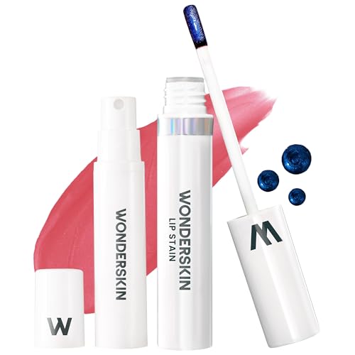 Wonderskin Lip Stain Kit – Long Lasting, Waterproof, Lip Tint...
