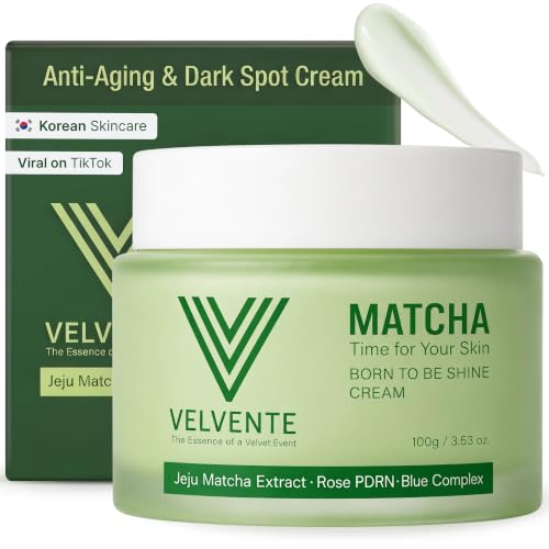 Matcha PDRN Korean Anti Aging Firming Moisturizer Dark Spot - VELVENTE Official Imagery - 1