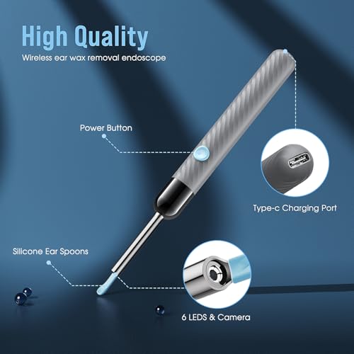 LEIPUT Ear Wax Removal - Earwax Remover Tool with 8 Pcs Ear Set - Product Imagery