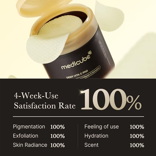 medicube Toner Pads Deep Vita C Facial Toner Pad for Uneven Skin - Product Imagery
