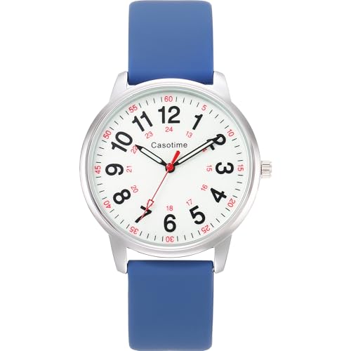 30M Waterproof Nurse Watch - Luminous Easy Read Dial, Second - Product Imagery