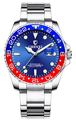 MASTOP Fashion Men's Women's Watch Leather Or Stainless Steel - Product Imagery