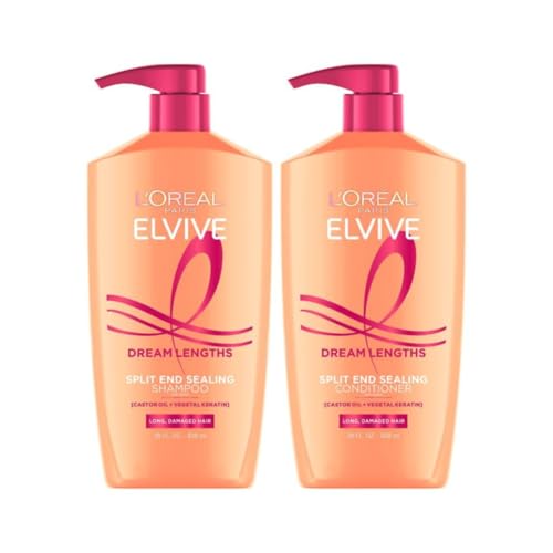 Elefair Tech L'Oreal Paris Elvive Dream Lengths Shampoo and Conditioner Set, - Elefair Tech Official Product View 1