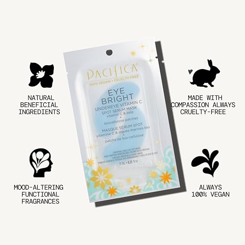 Pacifica Undereye Spot Serum Mask – Bright Eye Vitamin C Mask - Product Imagery