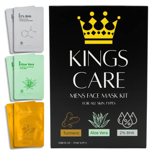 Mens Face Mask Skin Care Kit - Kings Care Official Imagery - 1