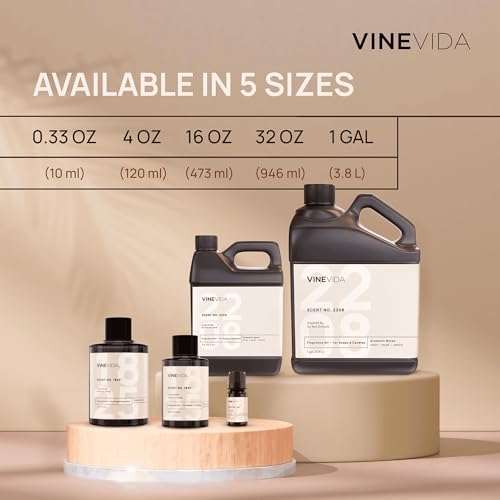 VINEVIDA [16 oz] Cashmere & Suede; Fragrance Oil for Candle - Product Imagery
