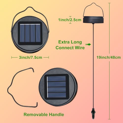 AA 600Mah Solar Light Replacement Top Parts for Solar Outdoor - Product Imagery