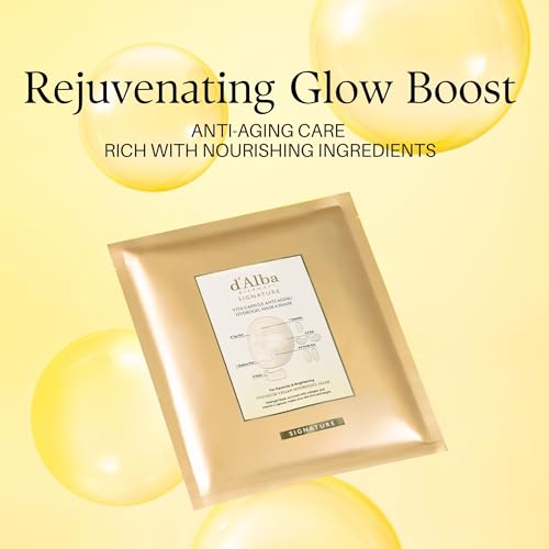 d'alba Piedmont Signature Vita Capsule Hydrogel Mask 8-Shape - Product Imagery