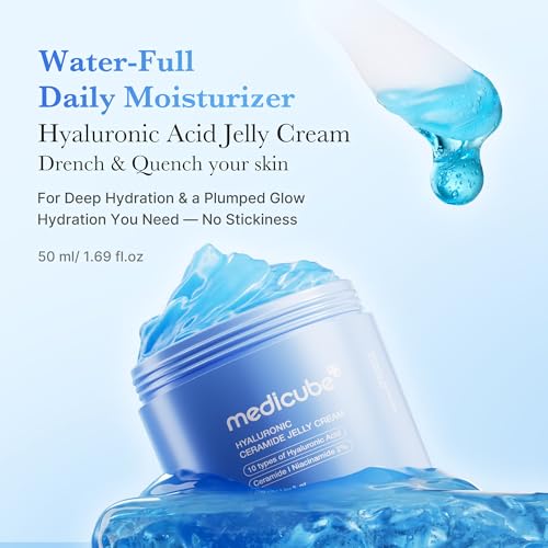 medicube Viral Jelly Cream Duo - Hyaluronic Acid and Collagen - Product Imagery