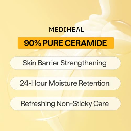 MEDIHEAL Ceramide Essential Face Sheet Mask, Moisture Barrier - Product Imagery