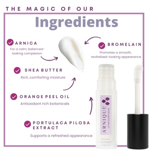 Arnica Lip Balm for Lip Filler Aftercare with Bromelain - Product Imagery