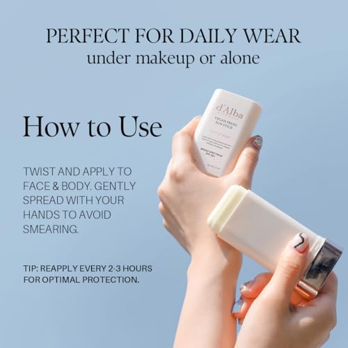 d'alba Piedmont Air Fit Fresh Sun Stick, OTC BROAD SPECTRUM SPF - Product Imagery