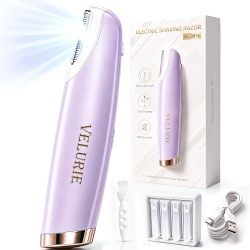 Sonic Dermaplane Razor for Women Face, Purple - Product Imagery