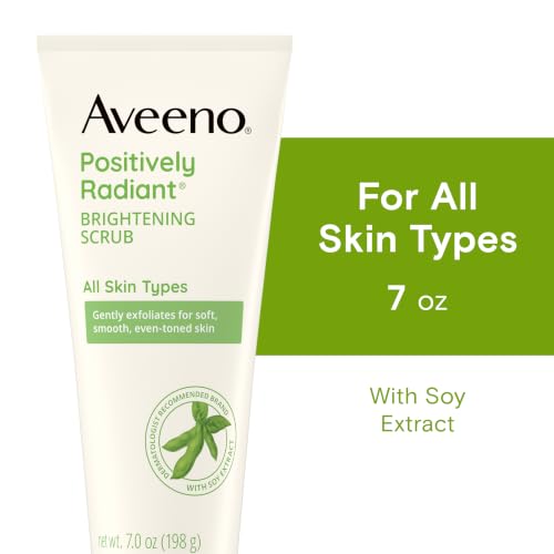 Aveeno Positively Radiant Skin Brightening Daily Facial Scrub - Product Imagery