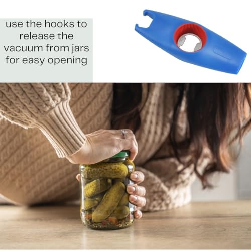 5-in-1 Jar, Bottle & Can Opener Set of 2 for Arthritis Hands - Product Imagery