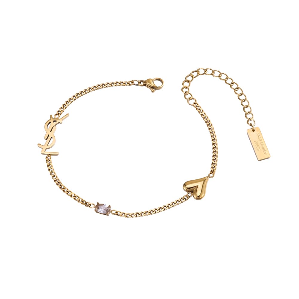 18K Gold Plated bracelet for Women 18K monogram Exquisite - Acicihenn Official Imagery - 1