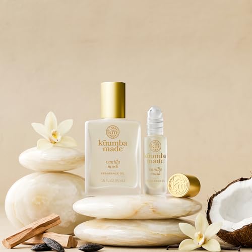 Kuumba Made Vanilla Musk Fragrance Oil Roll-On, Alcohol-Free, - Product Imagery
