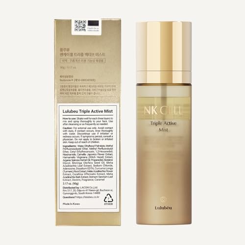 Triple Active Mist, Korean Skincare Glow Spray Serum, Hydrating - Product Imagery
