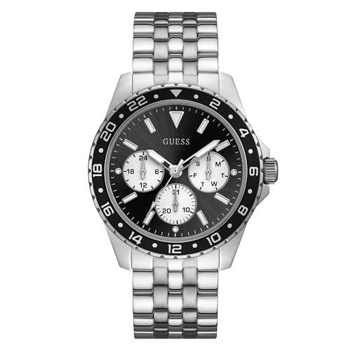 Guess Men's Analog Watch with Stainless Steel Strap - Product Imagery