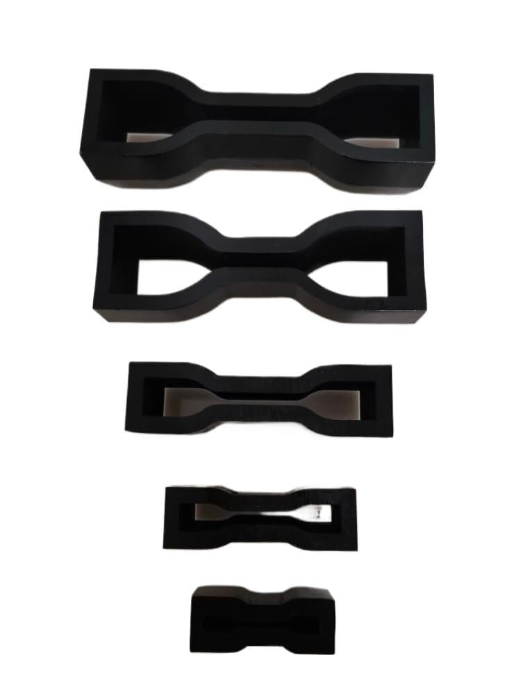 DCZPWKMLX 1pc GBT528 Standard Knife Mold Rubber tensile Test Sampling Knife Dumbbell Shaped Cutting Knife Manganese Steel Knife Mold (1A Dumbbell Knife)(Type 2 Dumbbell Knife)