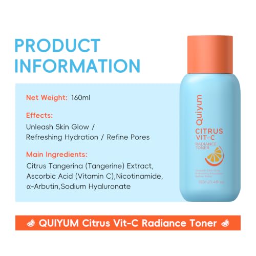 Citrus Vitamin C Skincare Set (5-Piece) – Facial Care Routine Kit - Product Imagery