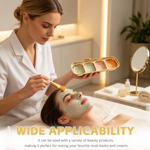 6 Pcs DIY Esthetician Face Mask Tray, Professional Facial Set, - Product Imagery