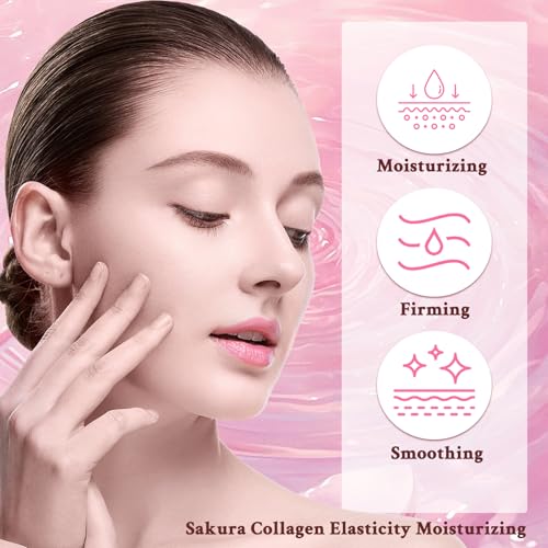 8PCS Sakura Skin Care Set,Moisturizing Skincare Kit with Face - Product Imagery