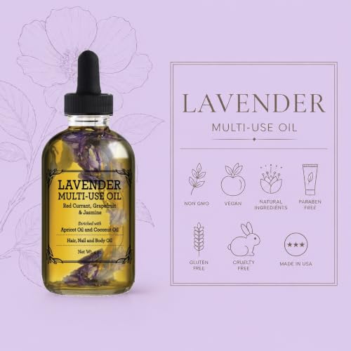 BEAUTE DE PROVENCE Lavender Multi-Use Oil for Face, Body and - Product Imagery