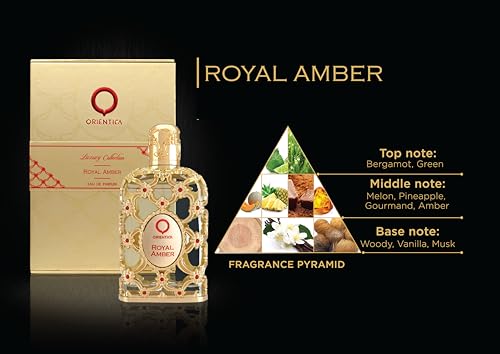 Orientica Luxury Royal Amber Parfum Oil 0.6oz/18ml - Mens & - Product Imagery