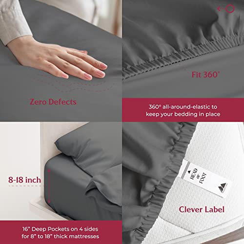 Mayfair Linen 100% Egyptian Cotton Sheets Full Size - Luxury 800 - Product Imagery