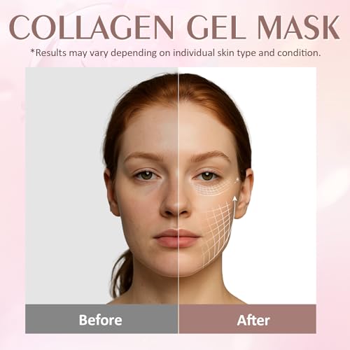 Rose Bio-Collagen Deep Hydrating Face Masks, 2 Pack Sheet Masks - Product Imagery