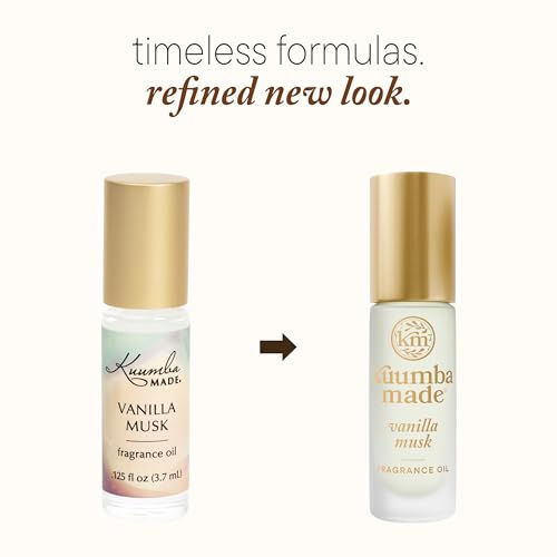Kuumba Made Vanilla Musk Fragrance Oil Roll-On, Alcohol-Free, - Product Imagery
