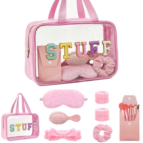 Makeup Gift Set for Beginners with Bag Brushes Comb Headband - wepgjwmao Official Imagery - 1