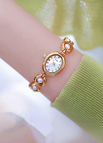 ADSBIAOYE Elegant Pearl Women's Dress Watch Fashion Oval dial - Product Imagery