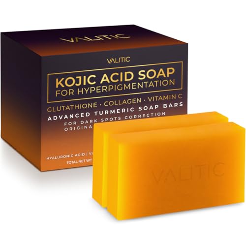 VALITIC Kojic Acid Soap for Hyperpigmentation with Turmeric 2 - Product Imagery