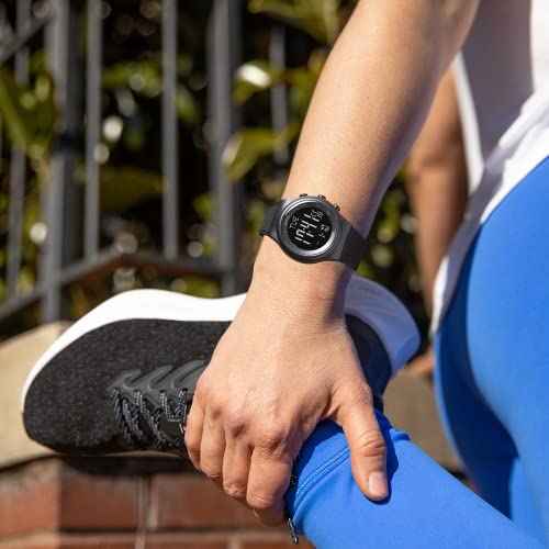 Digital Watch for Women Waterproof Black Wristwatch Sports Mens - Product Imagery