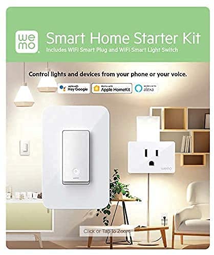 Wemo Smart Home Starter Kit Smart Plug and Switch - WeMo Official Imagery - 1