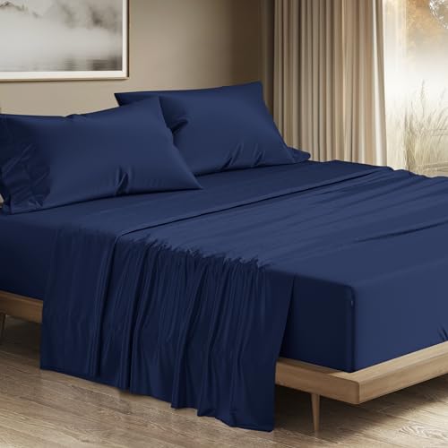 THREAD SPREAD 100% Egyptian Cotton Sheets California King Size - - Product Imagery