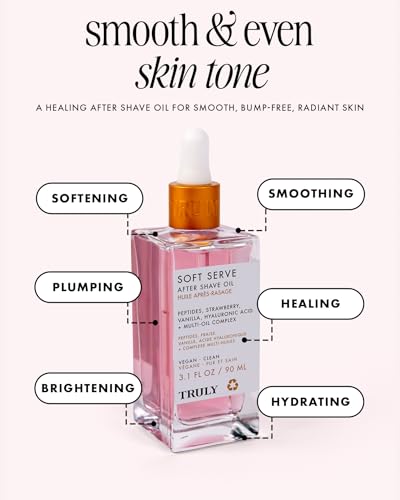 Truly Beauty Luxury After Shave Oil | Soothing Treatment for - Product Imagery