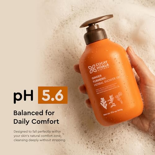 COCAY HOALA Turmeric Exfoliating Body Wash - Product Imagery
