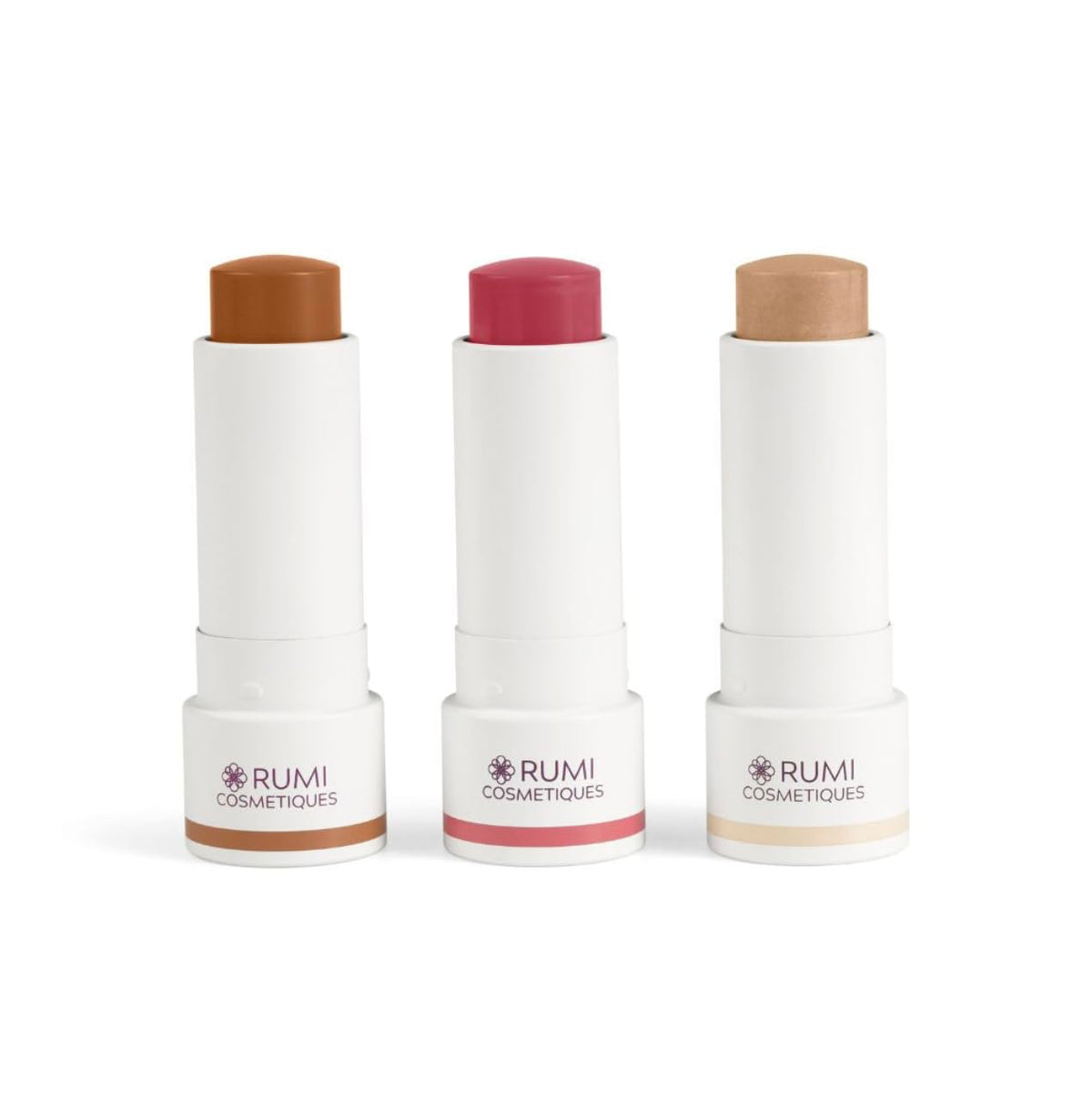 Rumi Cosmetiques Glow Trio 3 in 1 Cream Makeup Kit for - Rumi Cosmetiques Official Imagery - 2