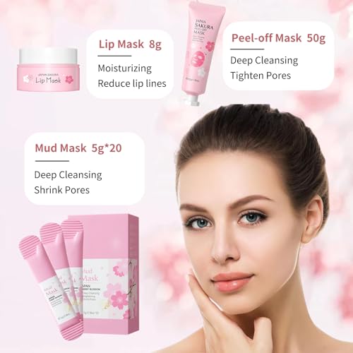 Japan Sakura Skin Care Set for Teen Girls - Evolvique Skin Care - Product Imagery